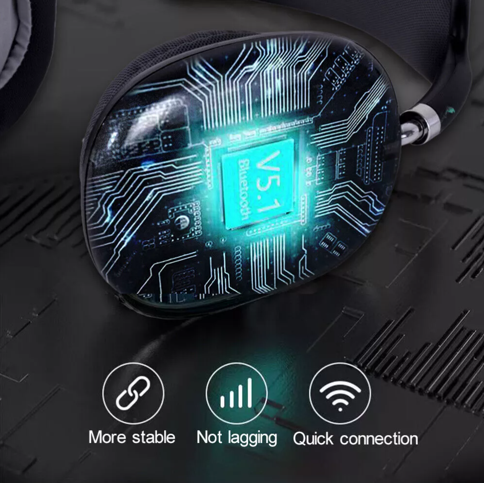 Wireless Bluetooth Headphones with Noise Cancelling Over-Ear Earphones