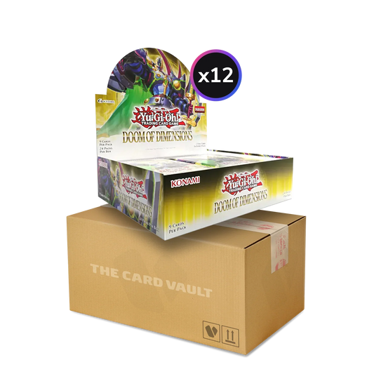 Yu-Gi-Oh! TCG - Doom of Dimensions - Display Case (12x Booster Boxes) (1st Edition)