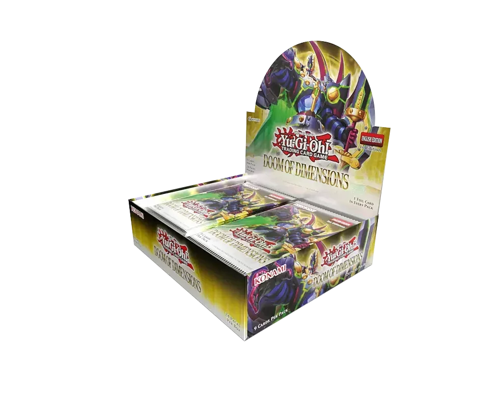 Yu-Gi-Oh! TCG - Doom of Dimensions - Display Case (12x Booster Boxes) Nescard Yu-Gi-Oh! TCG - Doom of Dimensions - Display Case (12x Booster Boxes) Nescard