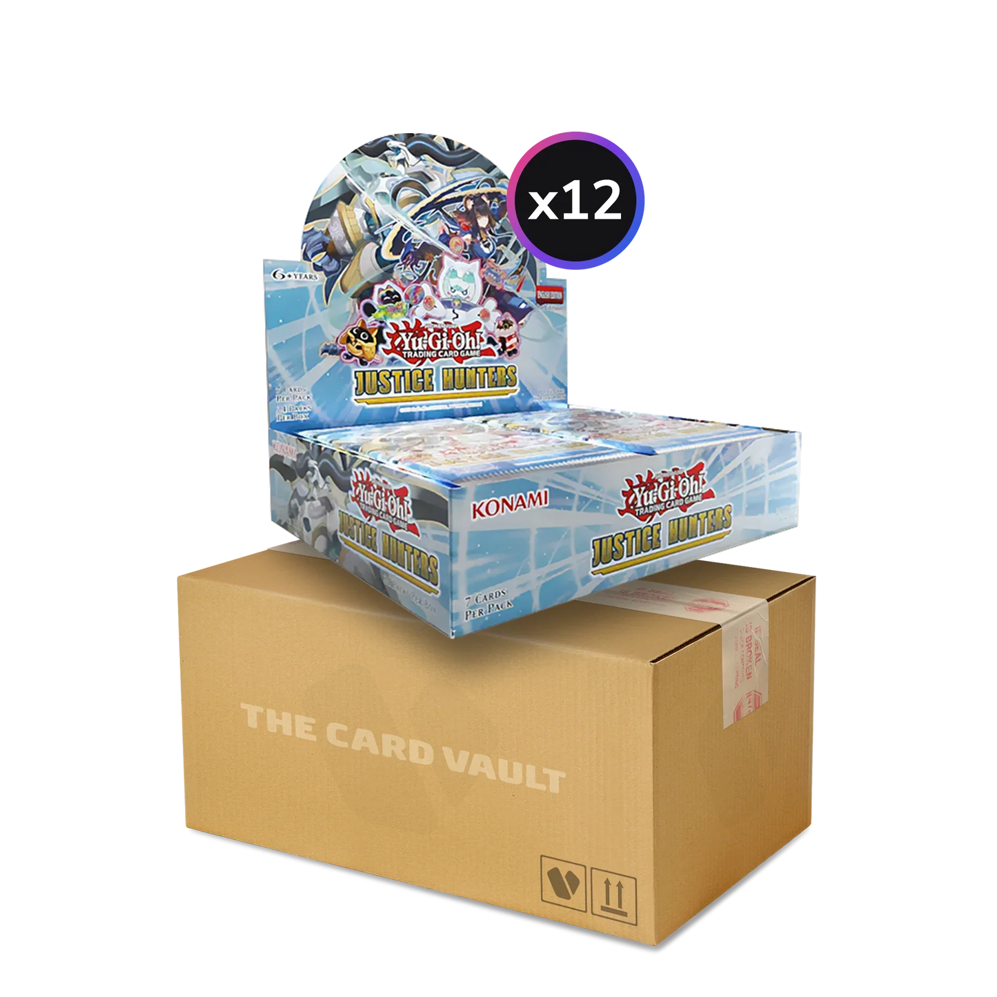 Yu-Gi-Oh! TCG - Justice Hunters - Display Case (12x Booster Boxes) (1st Edition)