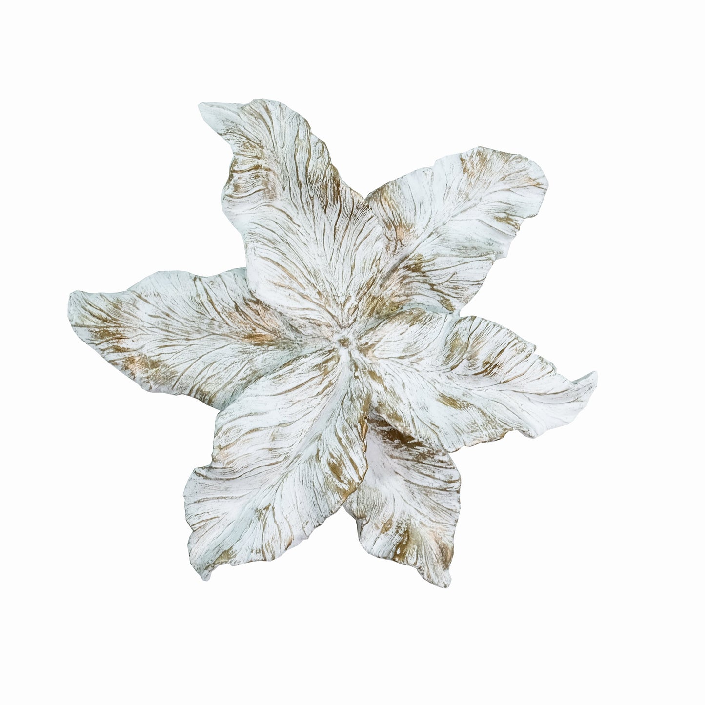 Fantasy Flower Wall Decor in White
