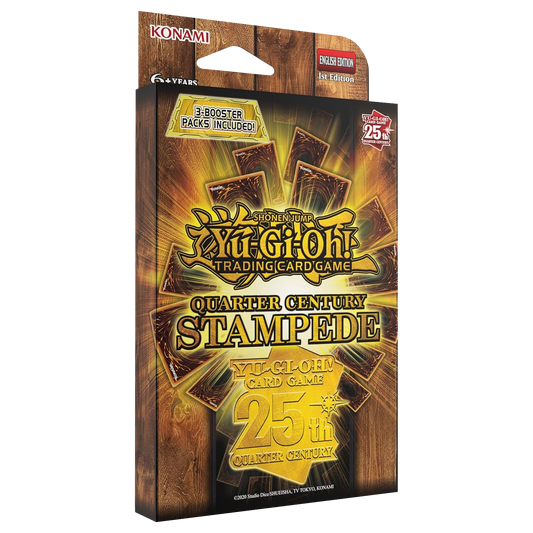 Yu-Gi-Oh! TCG - Quarter Century Stampede - 3-Pack Booster Tuckbox